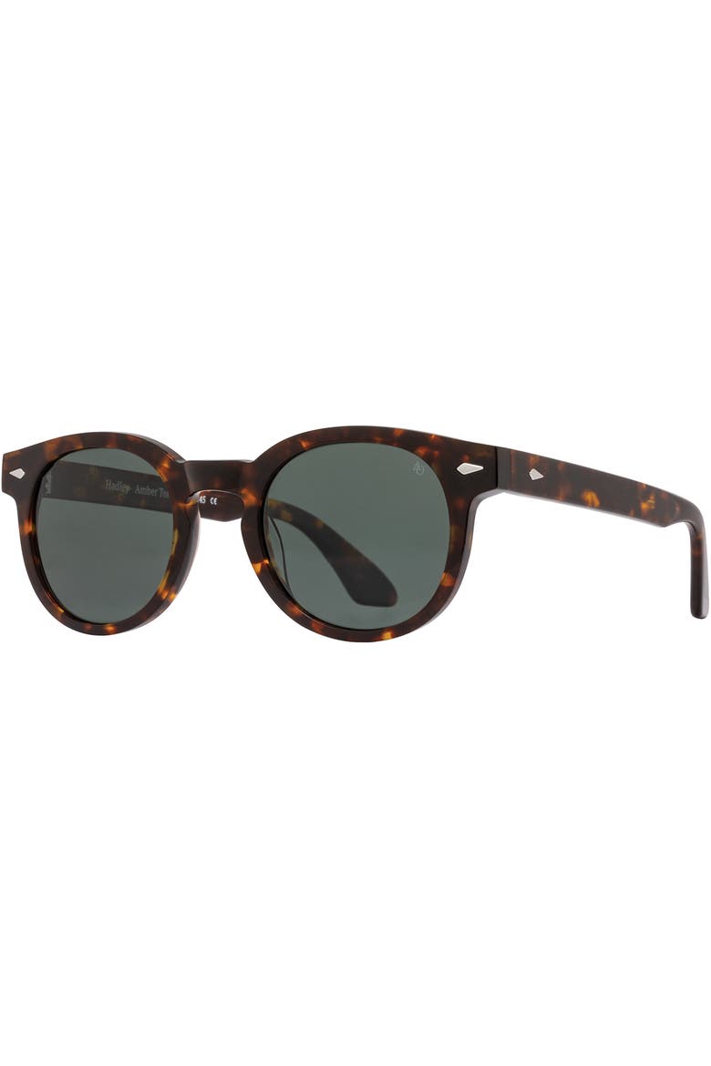 Hadley 48mm Round Nylon Non Polarized, Main, color, Amber Tortoise - GNN