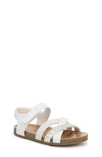 Blowfish Malibu Kids' Gaia Ankle Strap Sandal In White