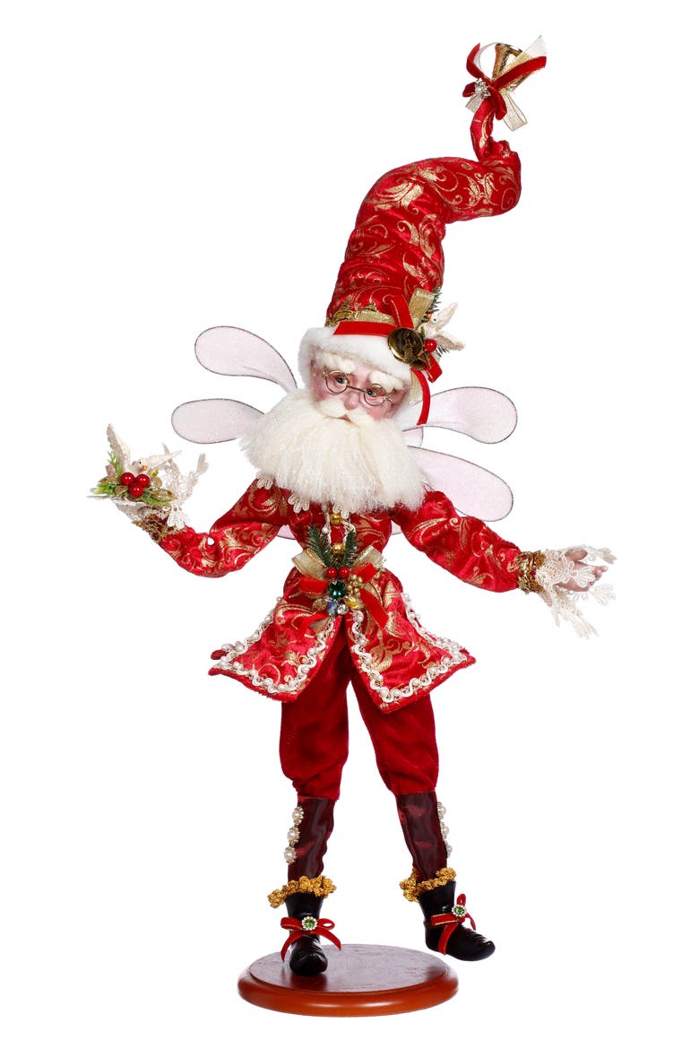 2 Turtle Doves Fairy On Base, Main, color, Bright Red