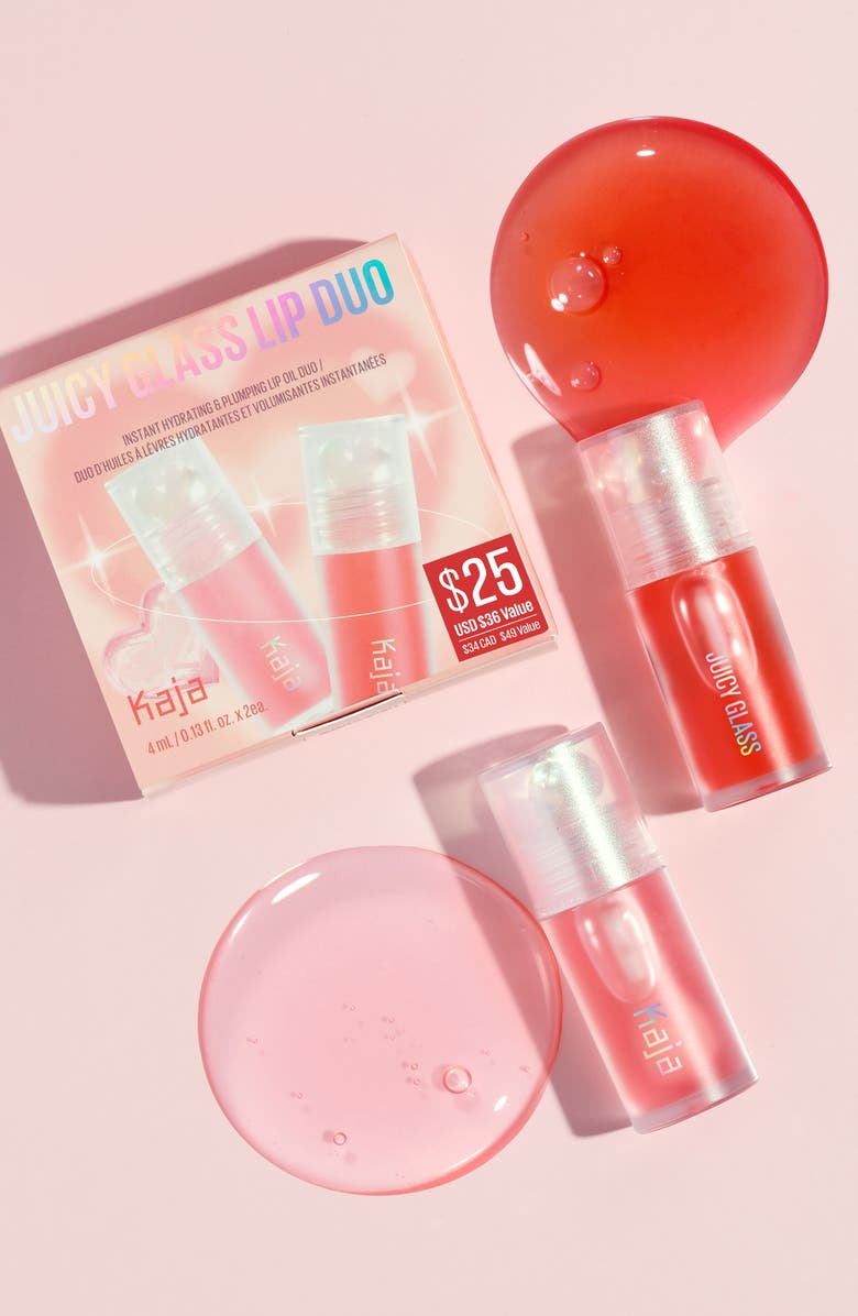 Kaja Juicy Glass Lips Duo (Limited Edition) $36 Value, Alternate, color, 