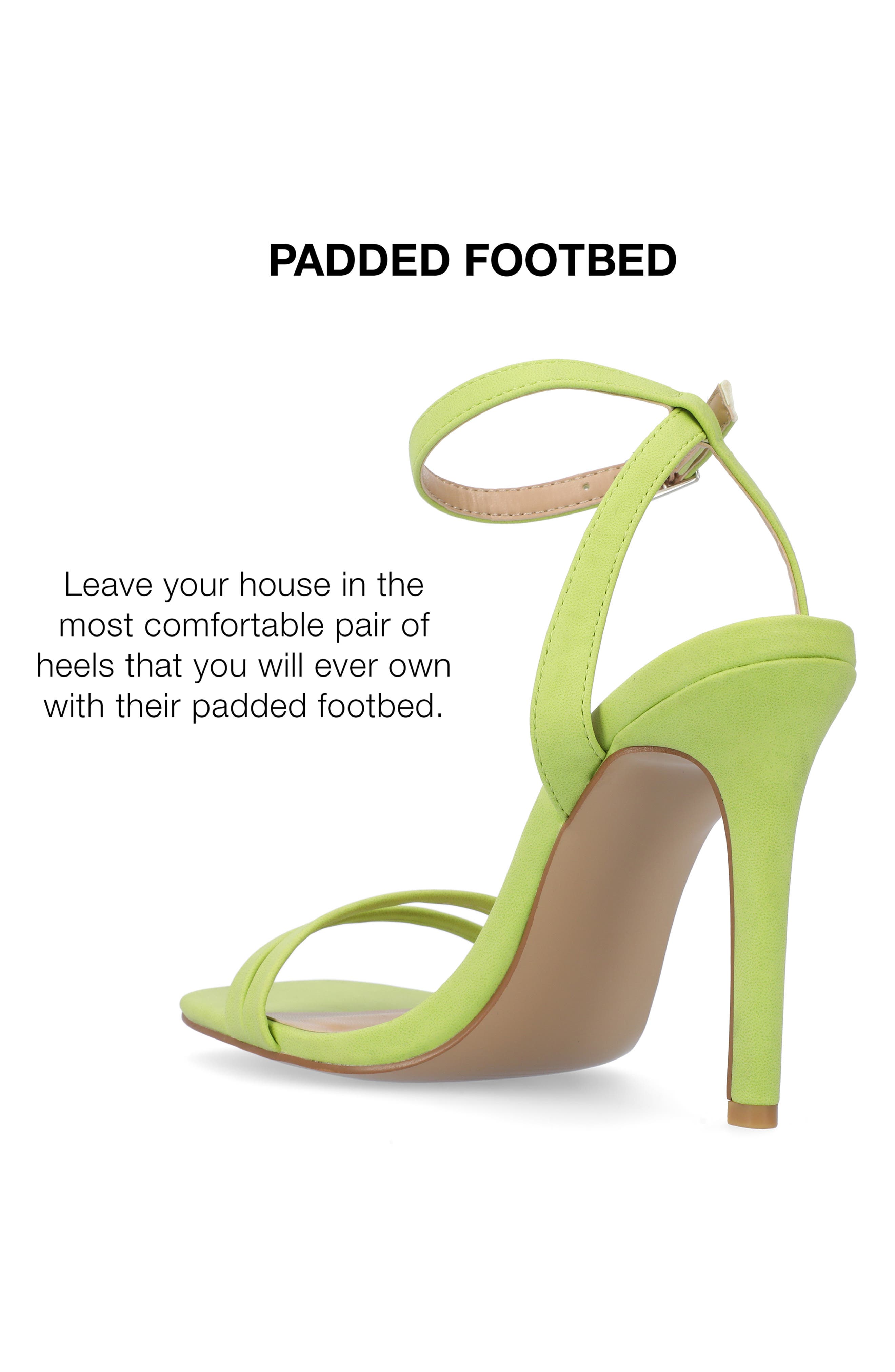 Yevva Ankle Strap Stiletto Sandal, Alternate, color, GREEN
