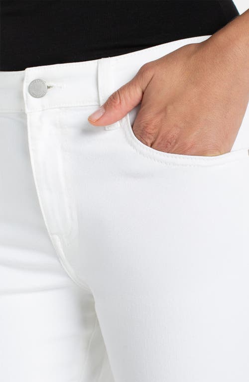 Liverpool Los Angeles Kennedy Straight Leg Jeans In White
