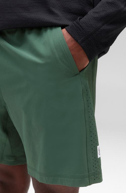 Reigning Champ 7-inch Performance Nylon Training Shorts In Green