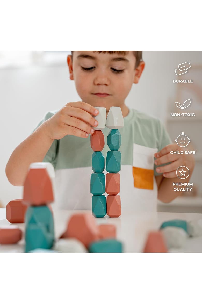 Stacking Blocks for Toddlers, Alternate, color, Dino Pack