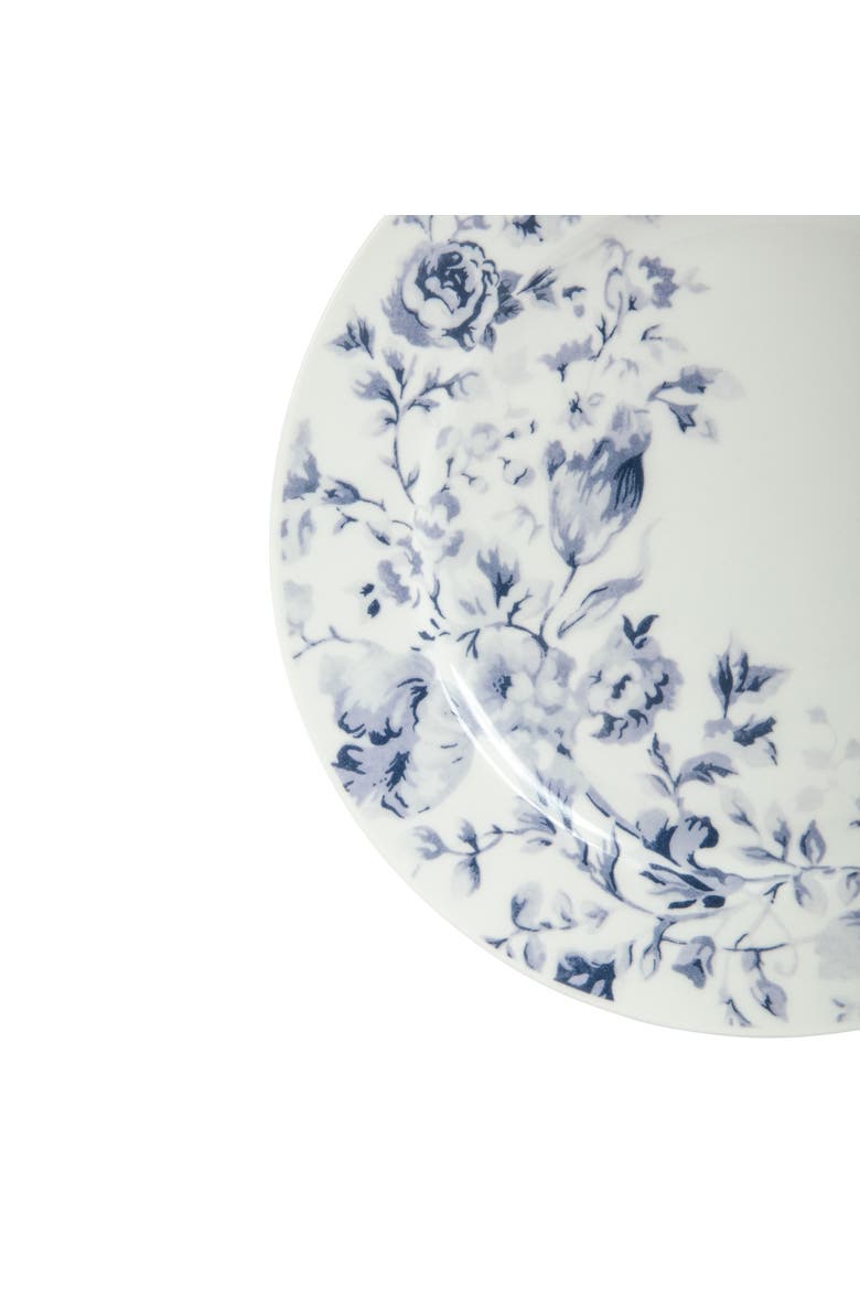 16 Piece Decorated Ceramic Dinnerware Set, Alternate, color, Blue/White