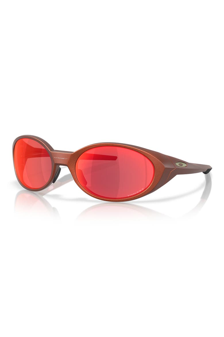 Eyejacket Redux 58mm Rectangular Sunglasses, Alternate, color, FIRE ORANGE / PRIZM