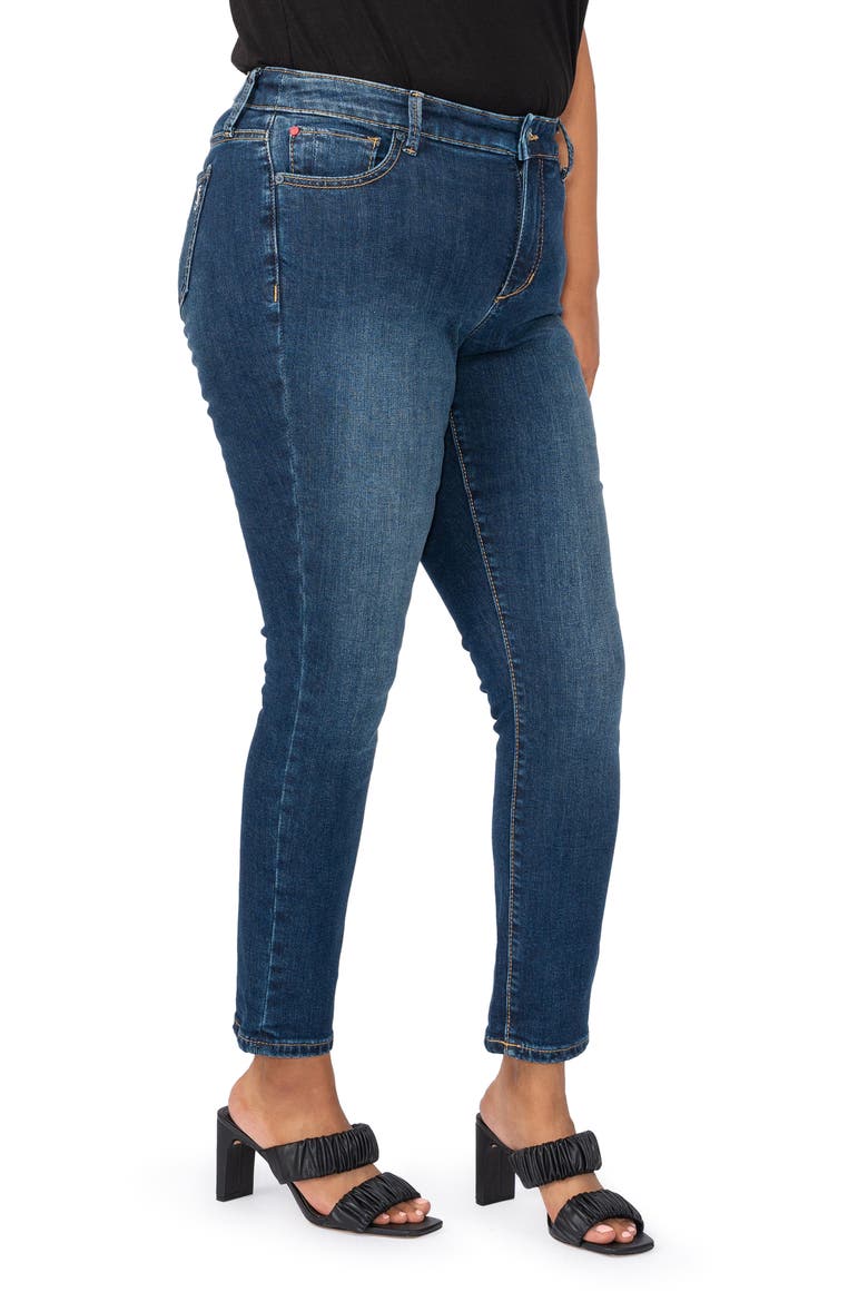 High Waist Ankle Skinny Jeans, Alternate, color, MACIE
