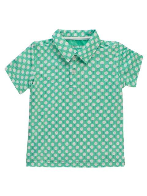 Boys Knit Short Sleeve Performance Polo