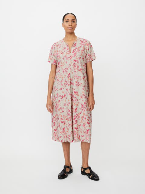 MaNipani Floral Print Midi Dress