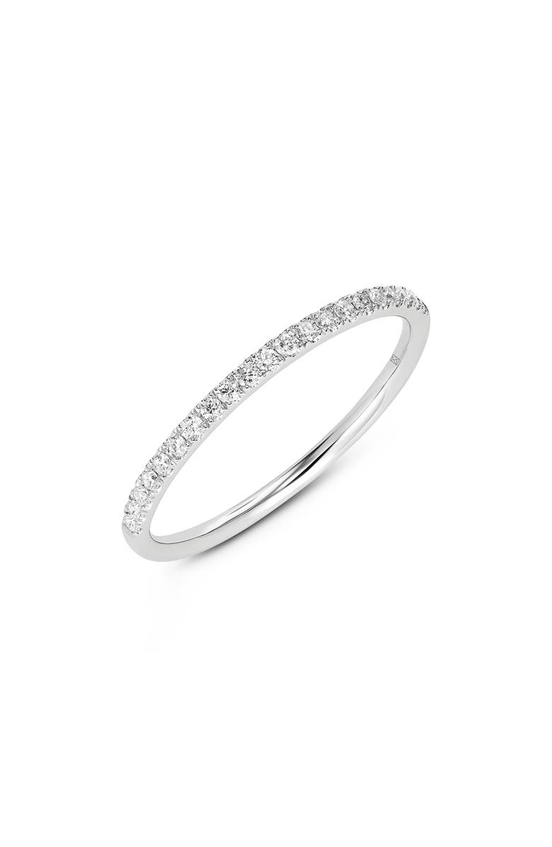 LIGHTBOX 0.25-Carat Pavé Lab Created Diamond Ring, Main, color, 