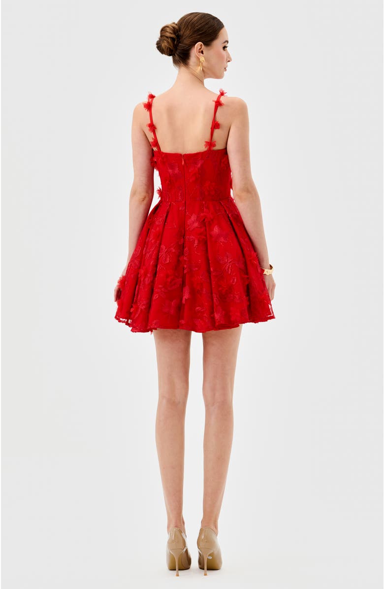 Bariano Penni 3D Floral Mini, Alternate, color, Red