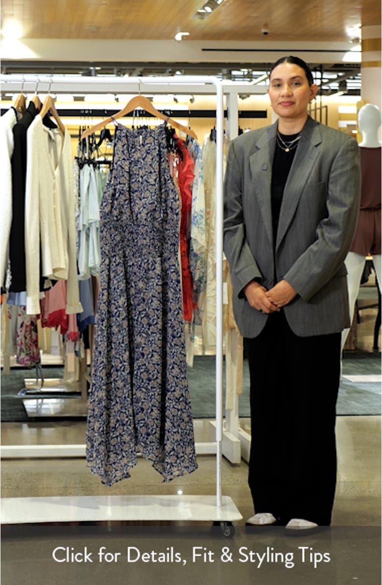 Smocked Waist Sleeveless Maxi Dress, sales video thumbnail