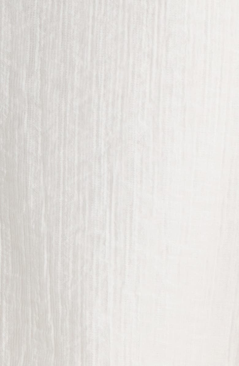 All in Favor Tie Shoulder Fit & Flare Minidress, Alternate, color, White