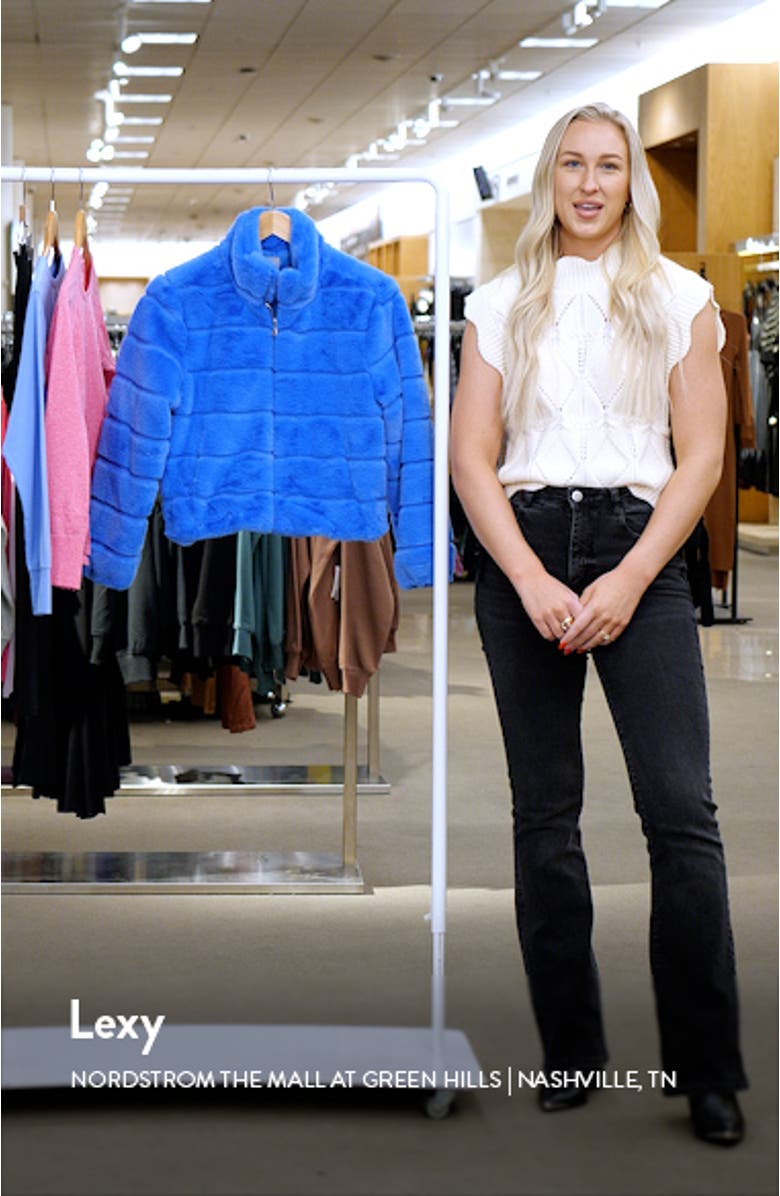 Kids' Faux Fur Jacket, sales video thumbnail