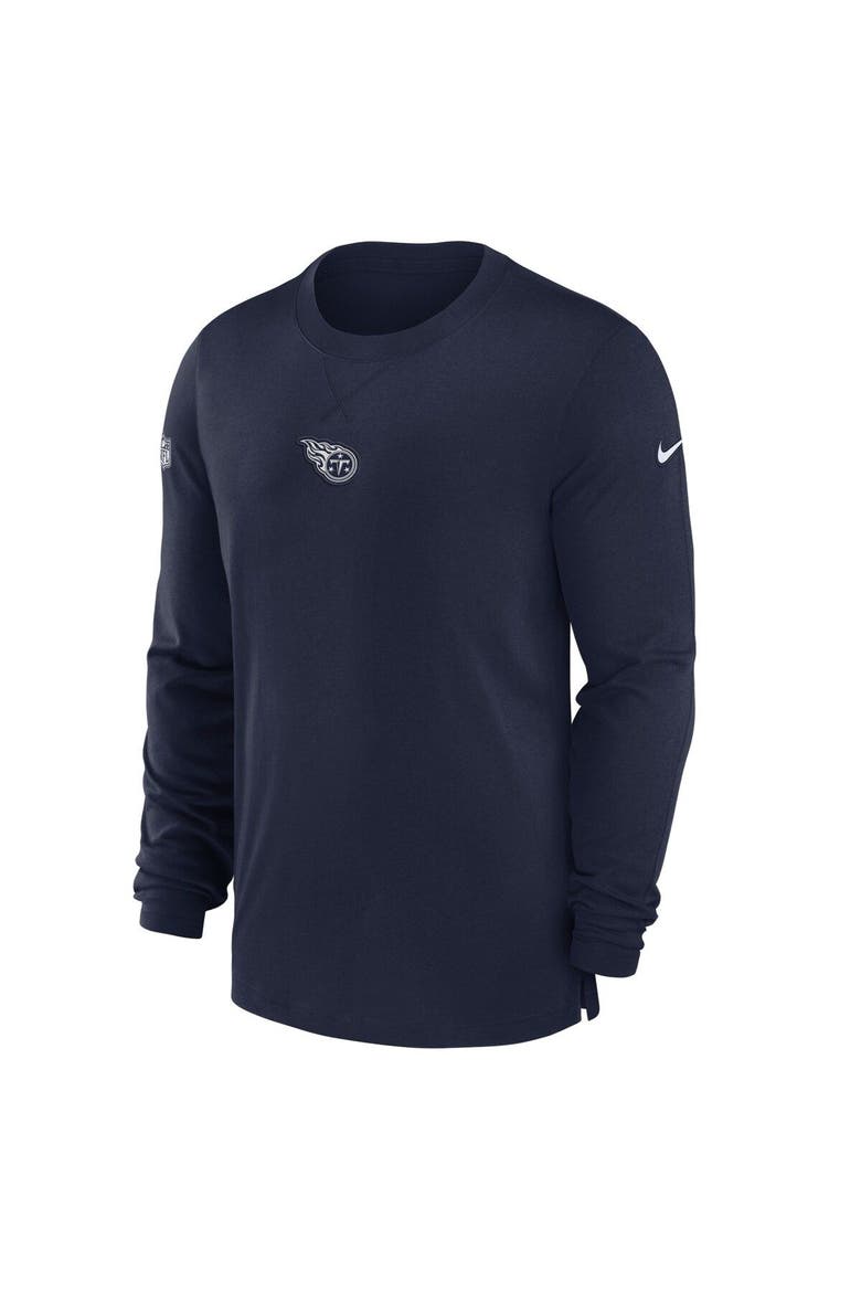 Men's Nike Navy Tennessee Titans 2023 Sideline Performance Long Sleeve T-Shirt, Alternate, color, Navy