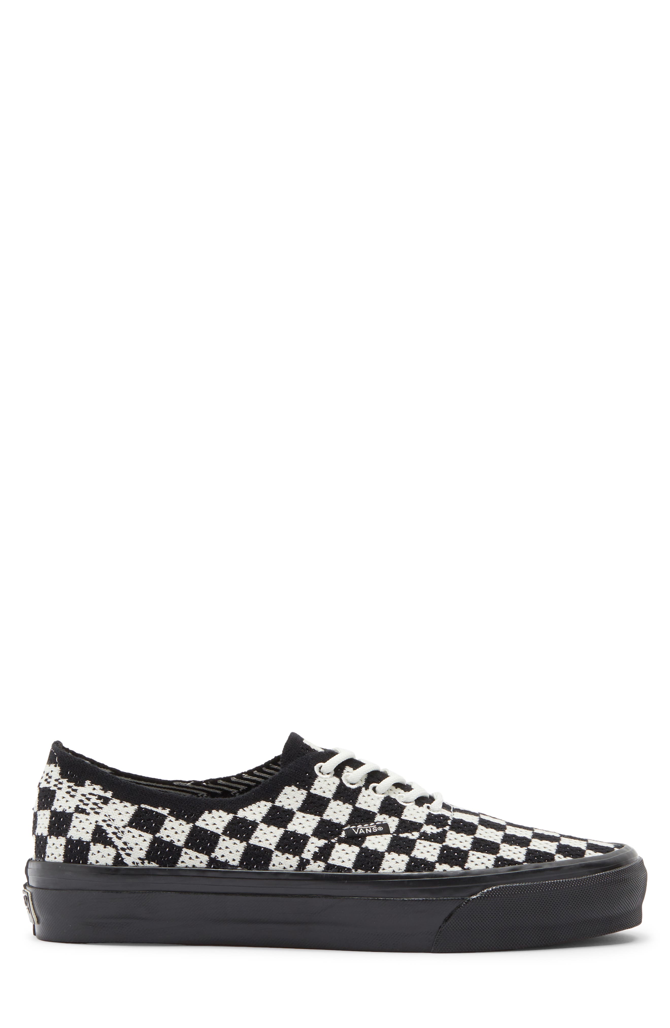 Vans Authentic 44 EK Sneaker, Alternate, color, Punk Check Black/Marshmallow