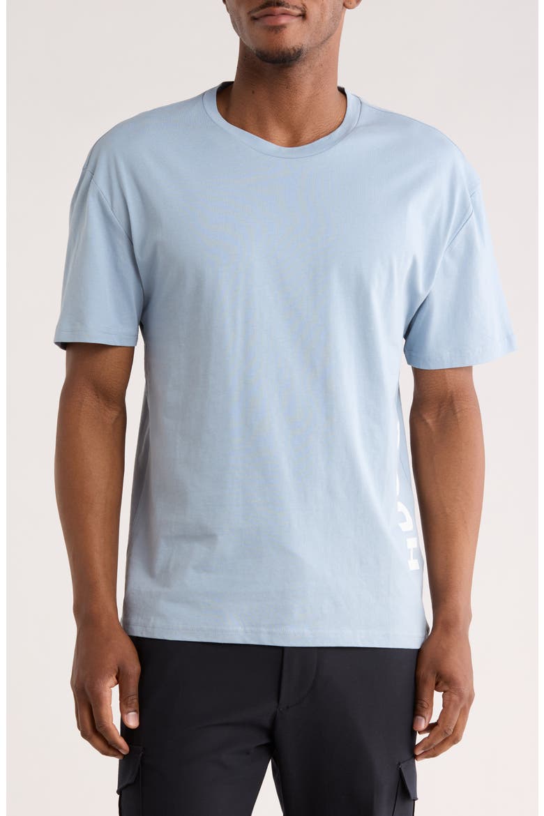 Relaxed Logo T-Shirt, Main, color, OPEN BLUE