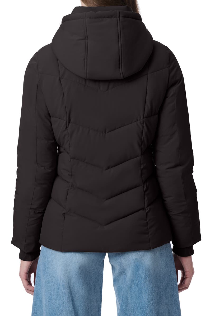 Bernardo Hooded Recycled Polyester Puffer Jacket, Alternate, color, 