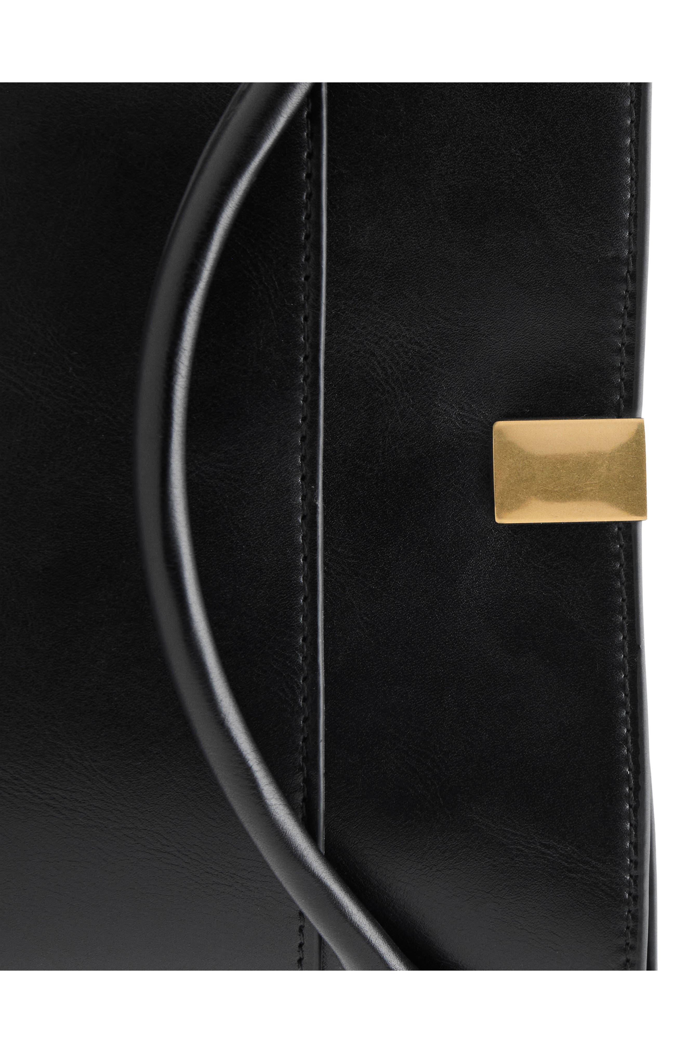 MANGO Faux Leather Bucket Bag, Alternate, color, 