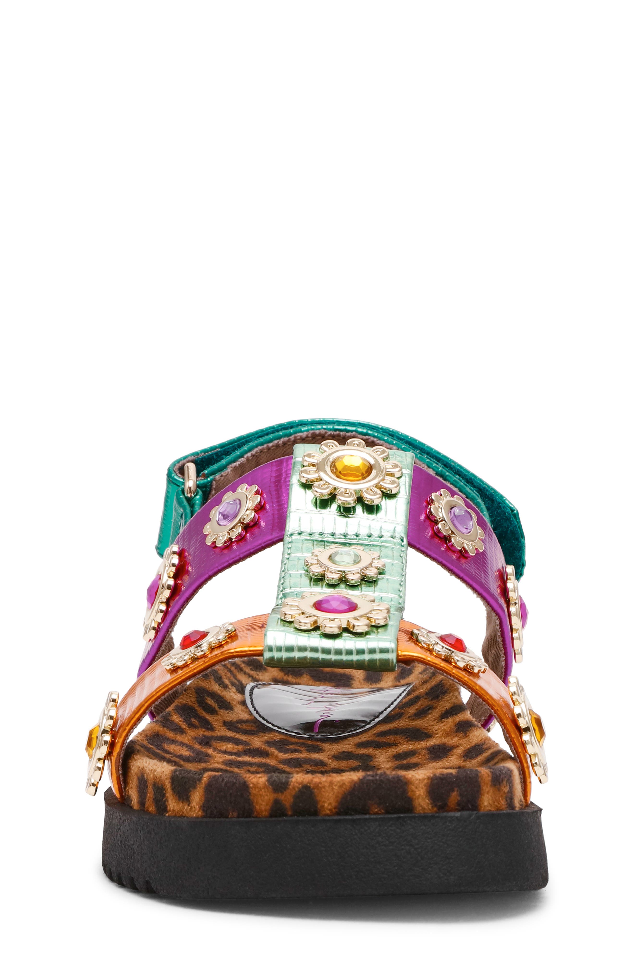 Betsey Johnson Kids' Madox Sandal, Alternate, color, Metallic Multi