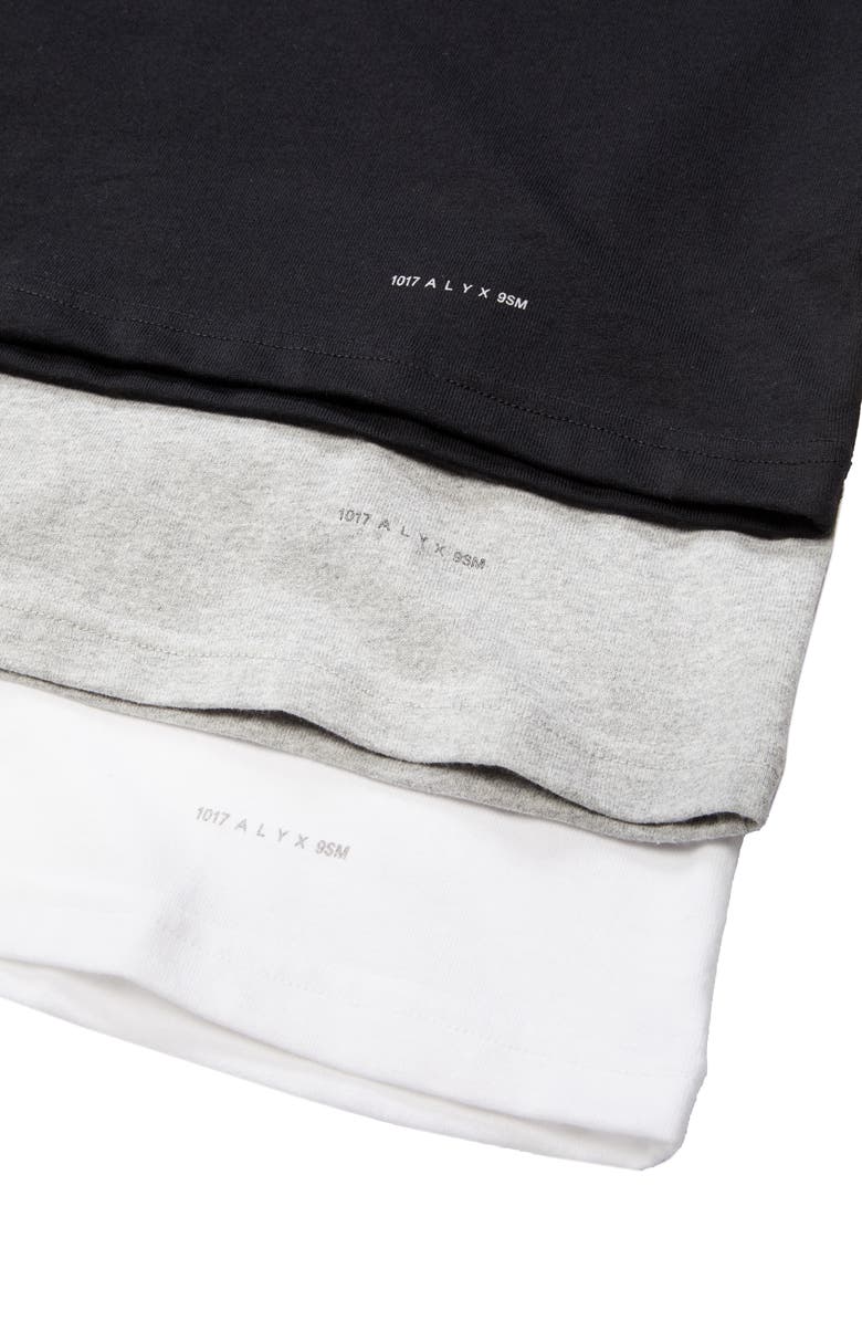 1017 ALYX 9SM 3-Pack Logo T-Shirts, Alternate, color,