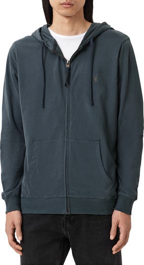 AllSaints Brace Cotton Zip-Up Hoodie | Nordstrom