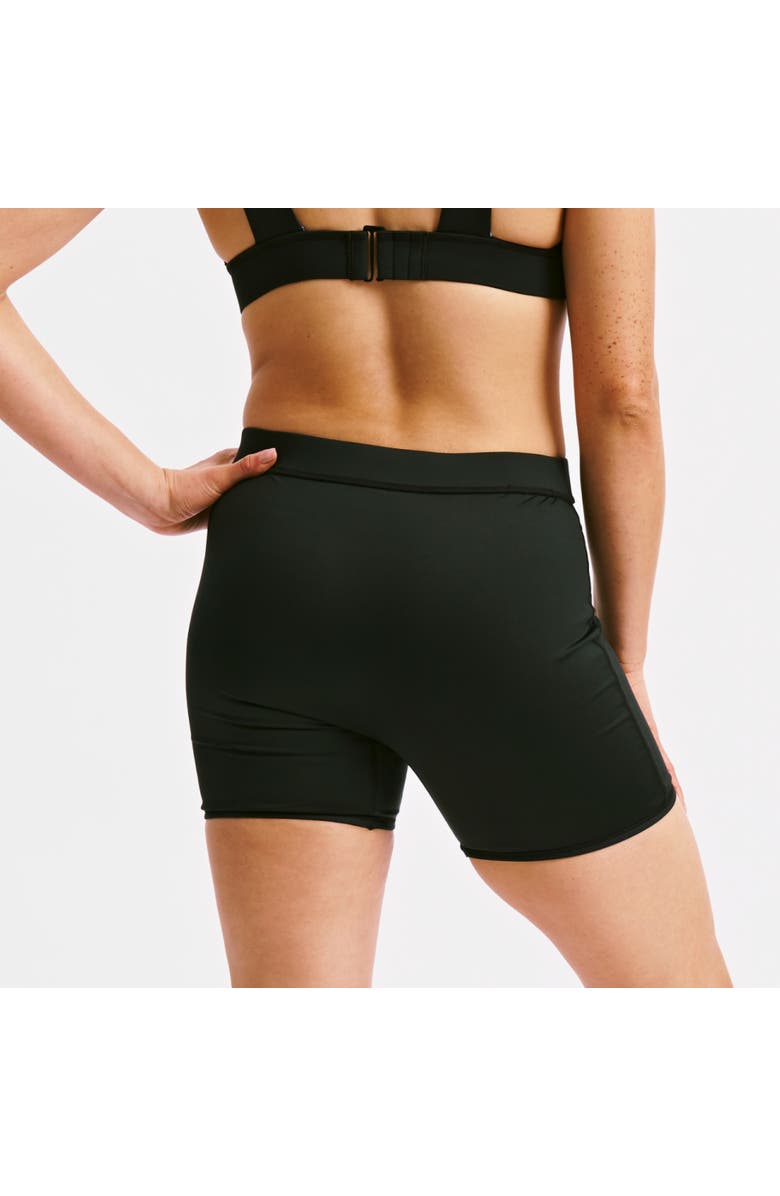 TomboyX 4.5-Inch Reversible Swim Shorts, Alternate, color, Making Waves