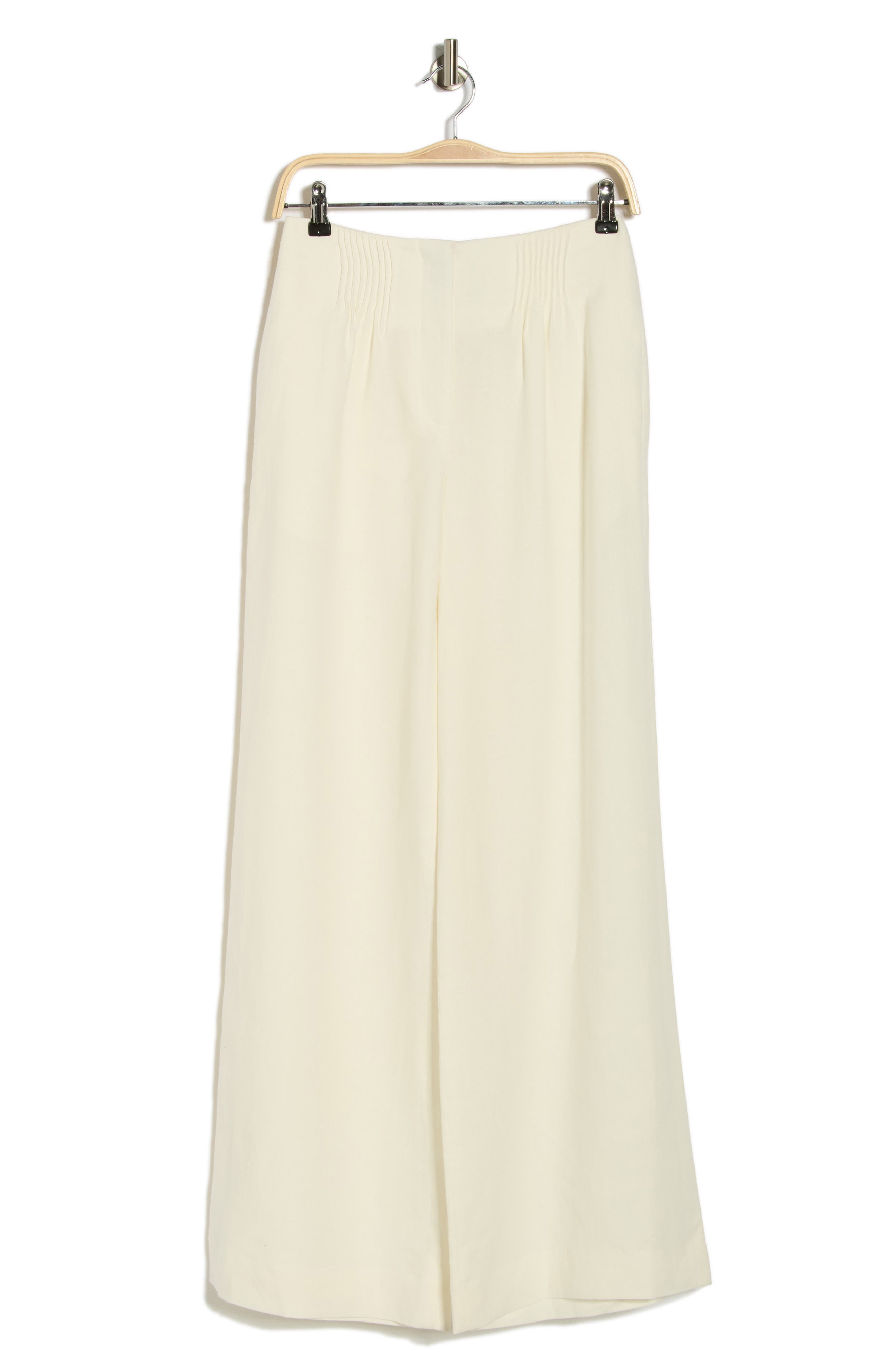 TWP Mini Pleated Linen Pants