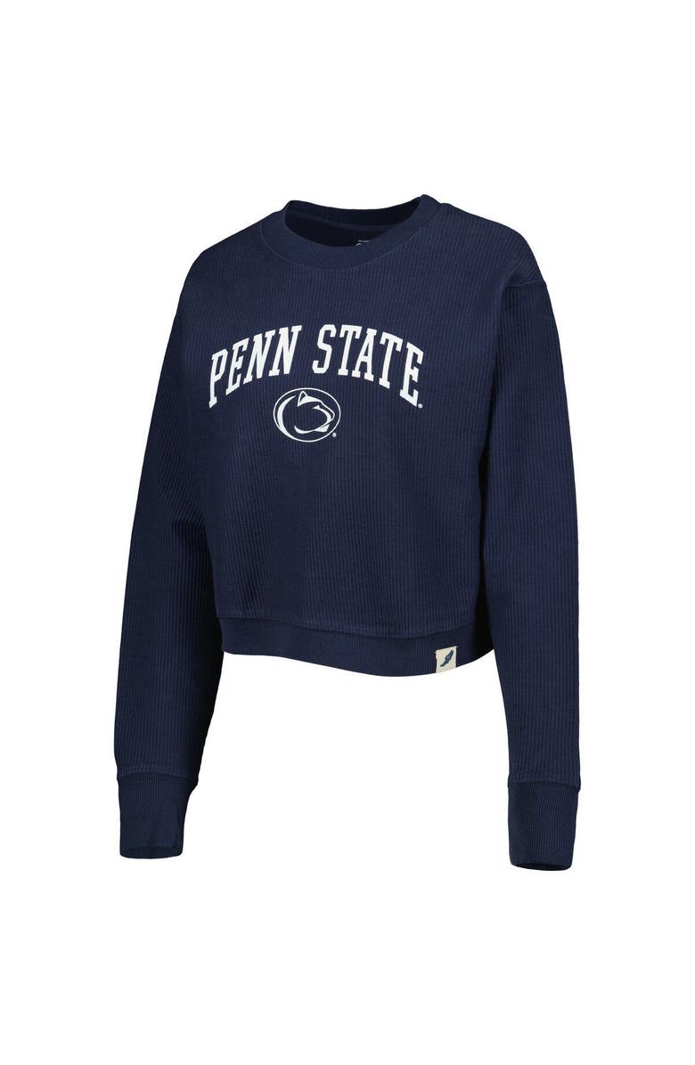 LEAGUE COLLEGIATE WEAR Women's League Collegiate Wear Navy Penn State Nittany Lions Classic Campus Corded Timber Sweatshirt, Alternate, color, 