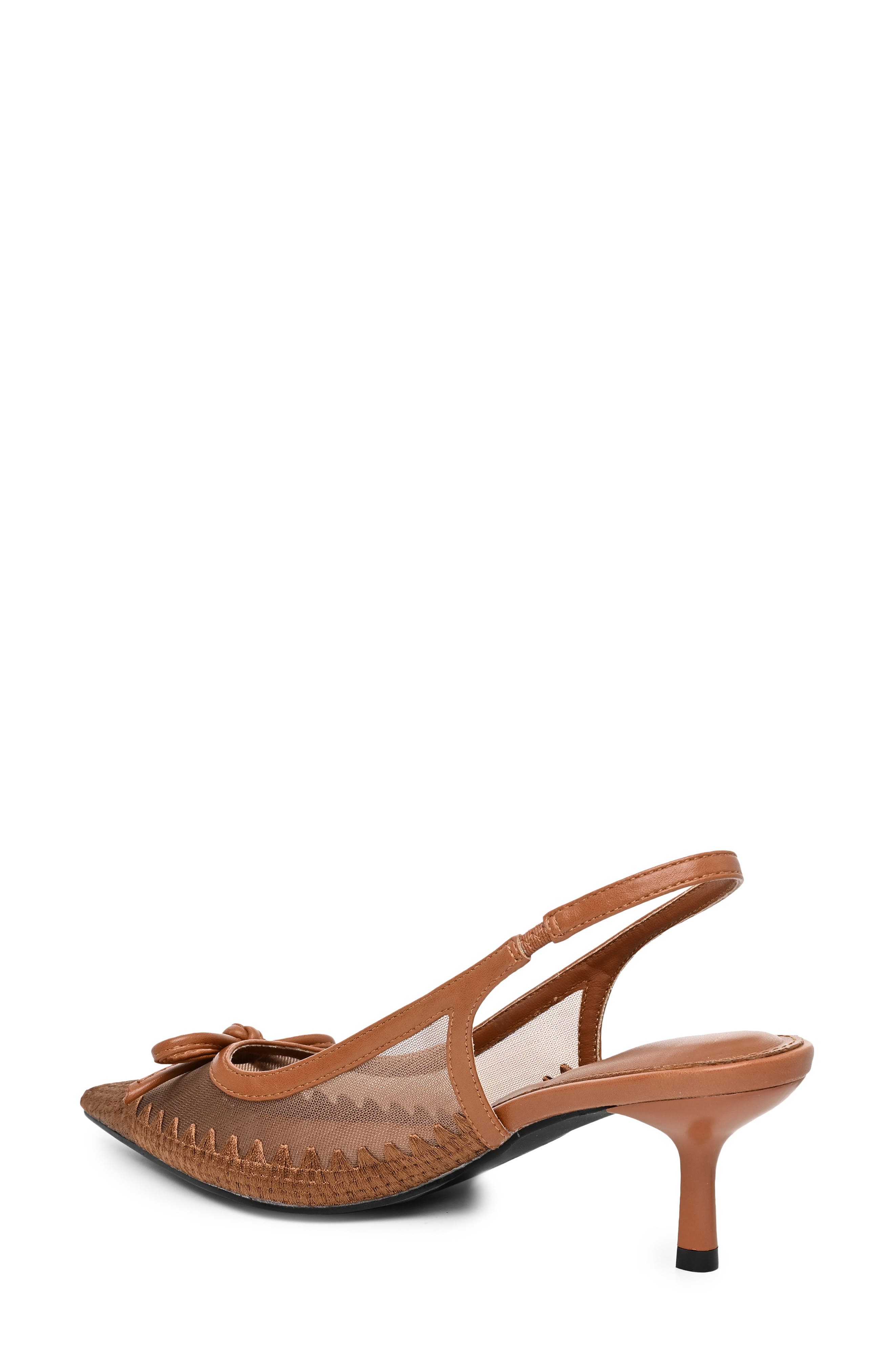 Pointed Toe Slingback Pump, Alternate, color, TAN