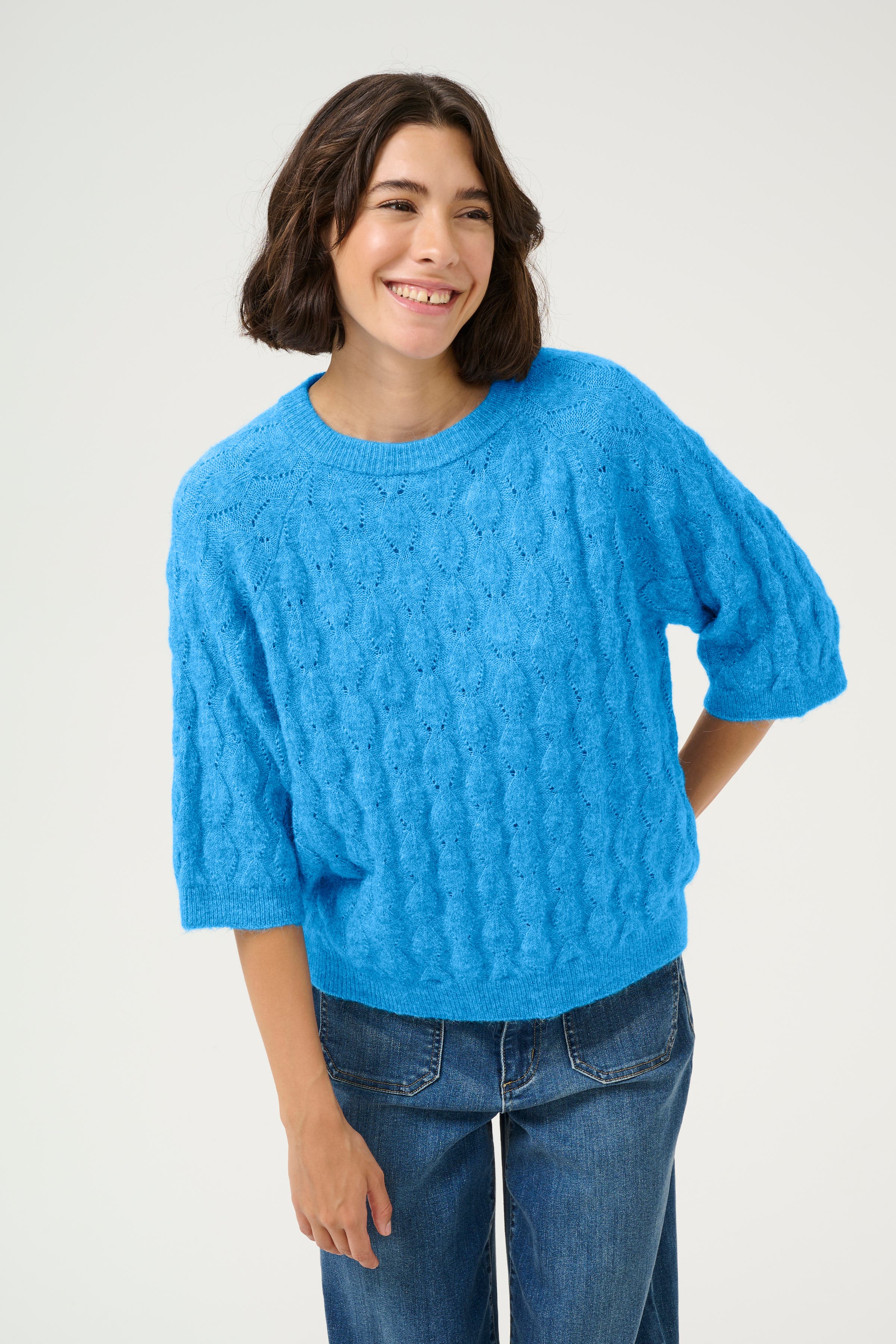 Malene Half Sleeve Round Neck Pullover - image 5