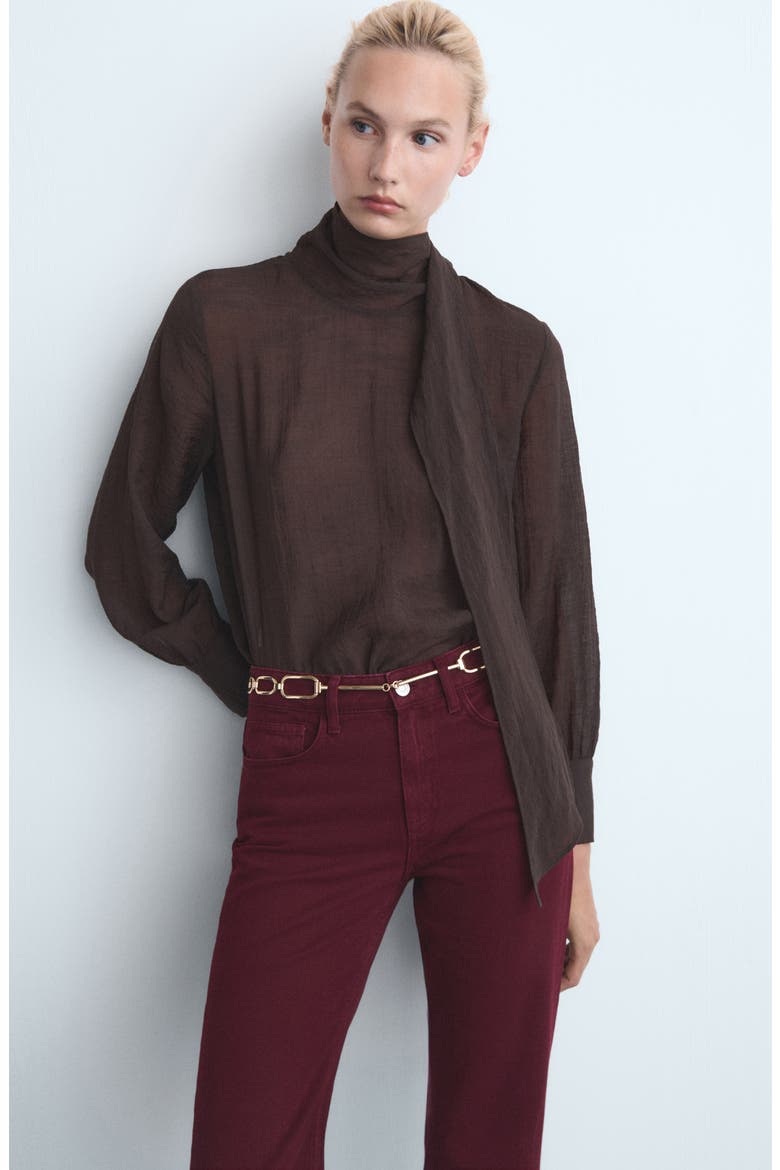 Matilda Mid Rise Straight Leg Jeans, Alternate, color, WINE