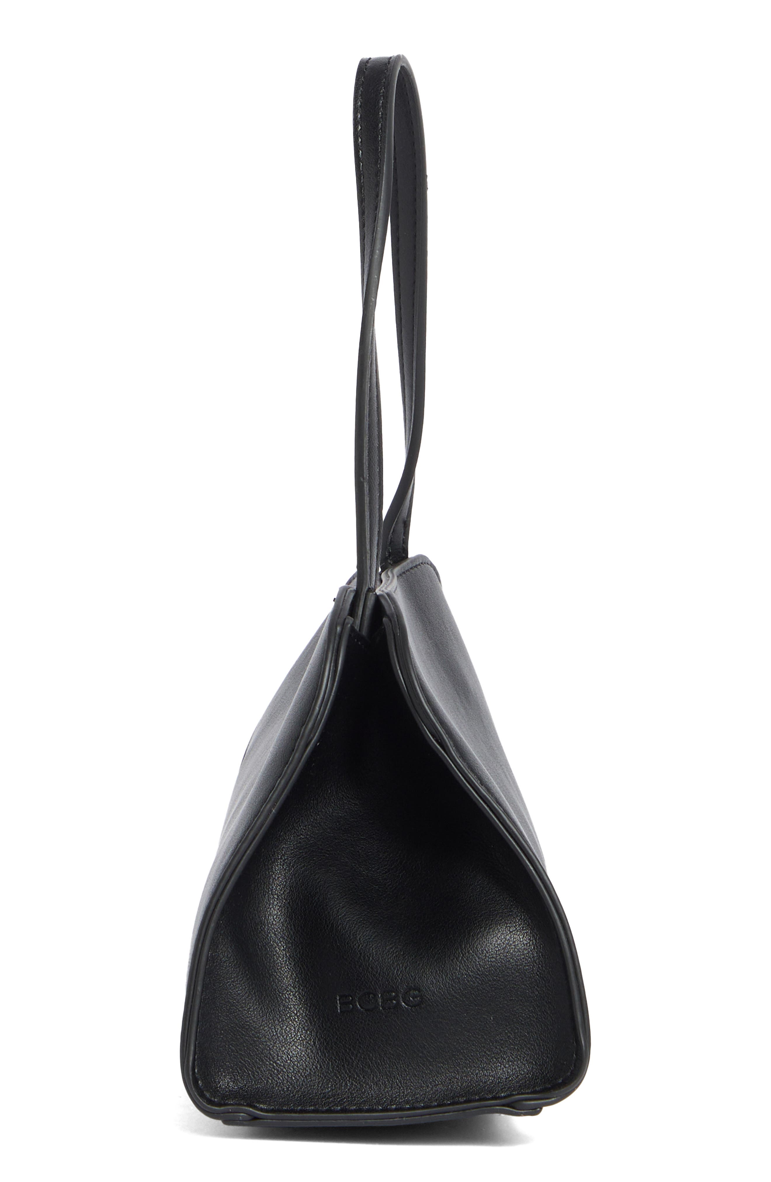 BCBG Minimalist Shoulder Bag, Alternate, color, Black