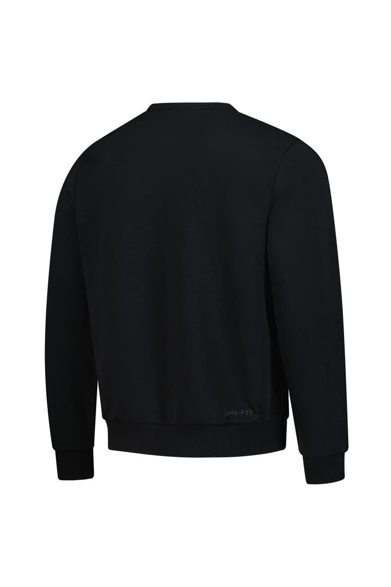 Men's Nike  Black Denver Nuggets Authentic Standard Issue Travel Dri-FIT Sweatshirt, Alternate, color, Black