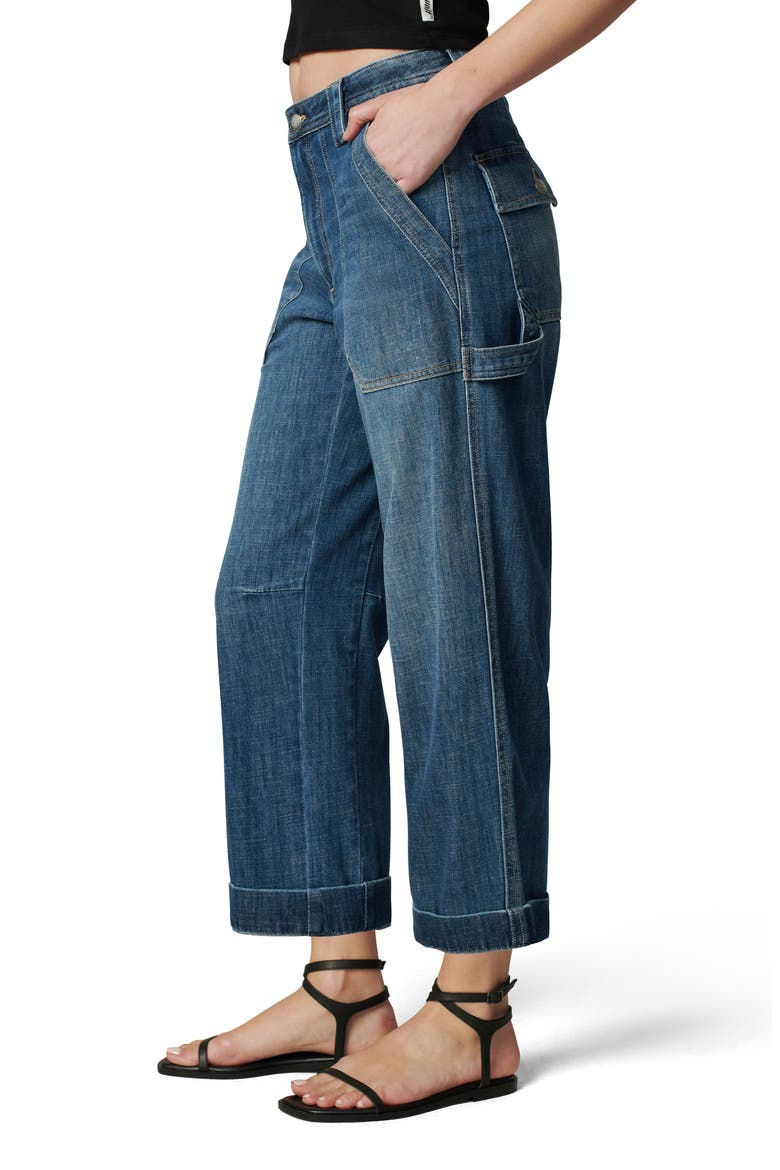 The Relaxed Carpenter Jeans, Alternate, color, TURN UP