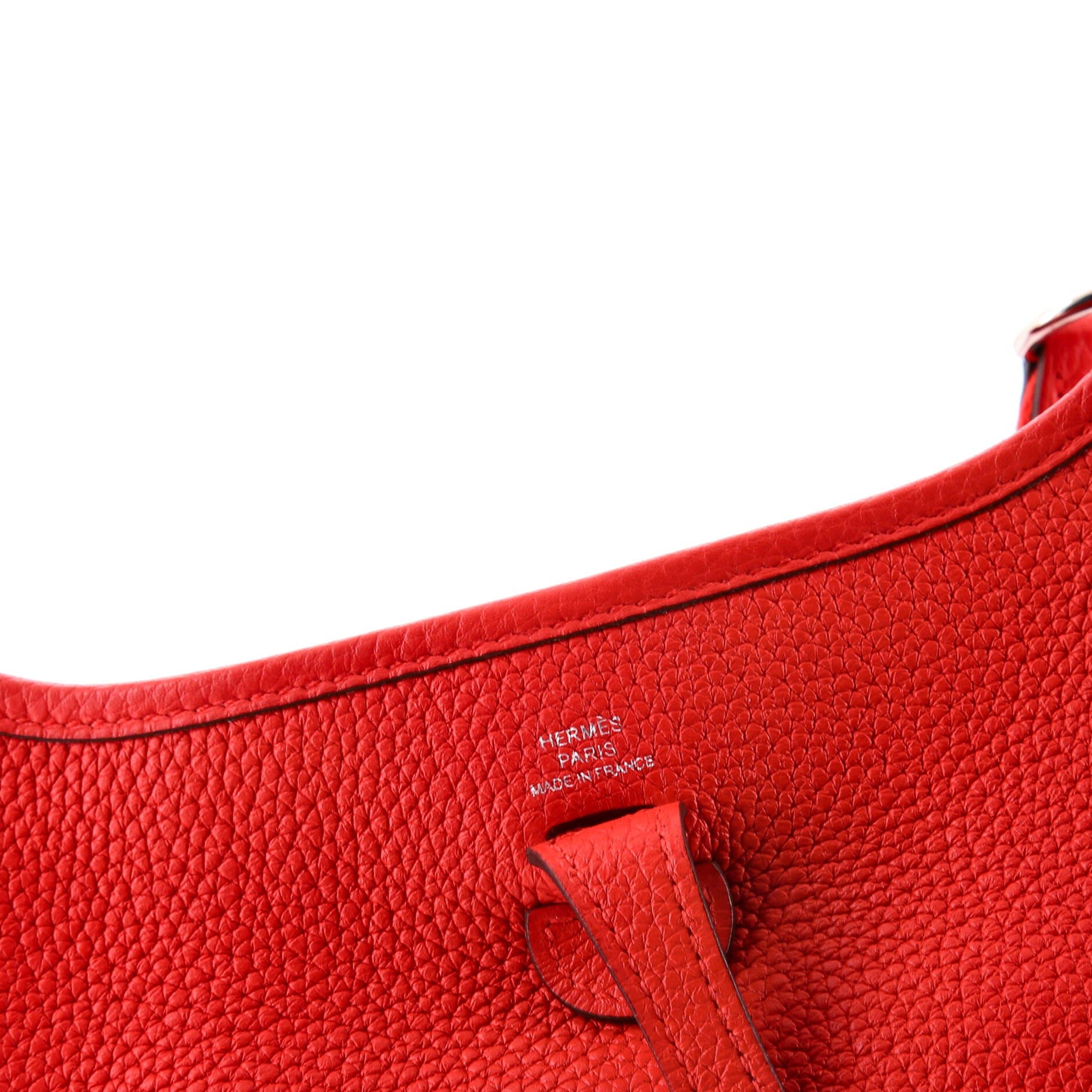 Pre-Owned Hermes Evelyne Bag Gen III Maurice TPM, Alternate, color, Rouge De Coeur