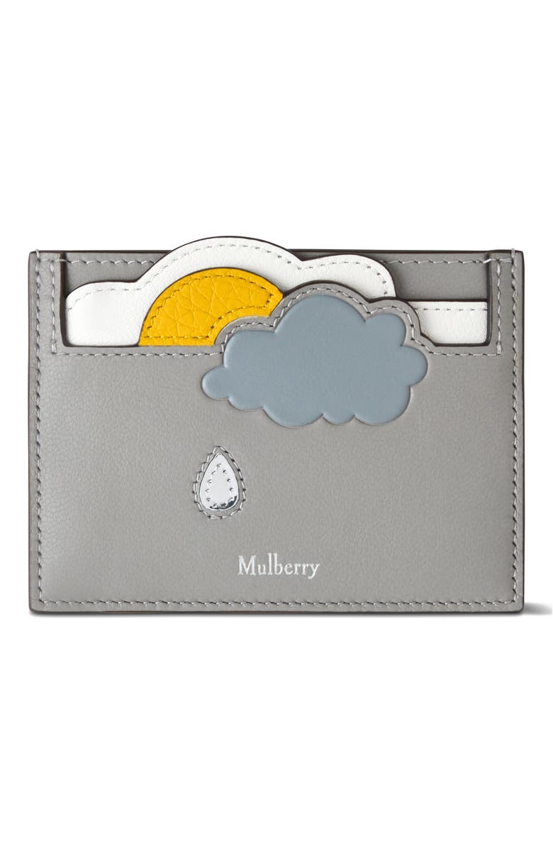 Mulberry Credit Card Slip - Sun and Clouds, Main, color, 
