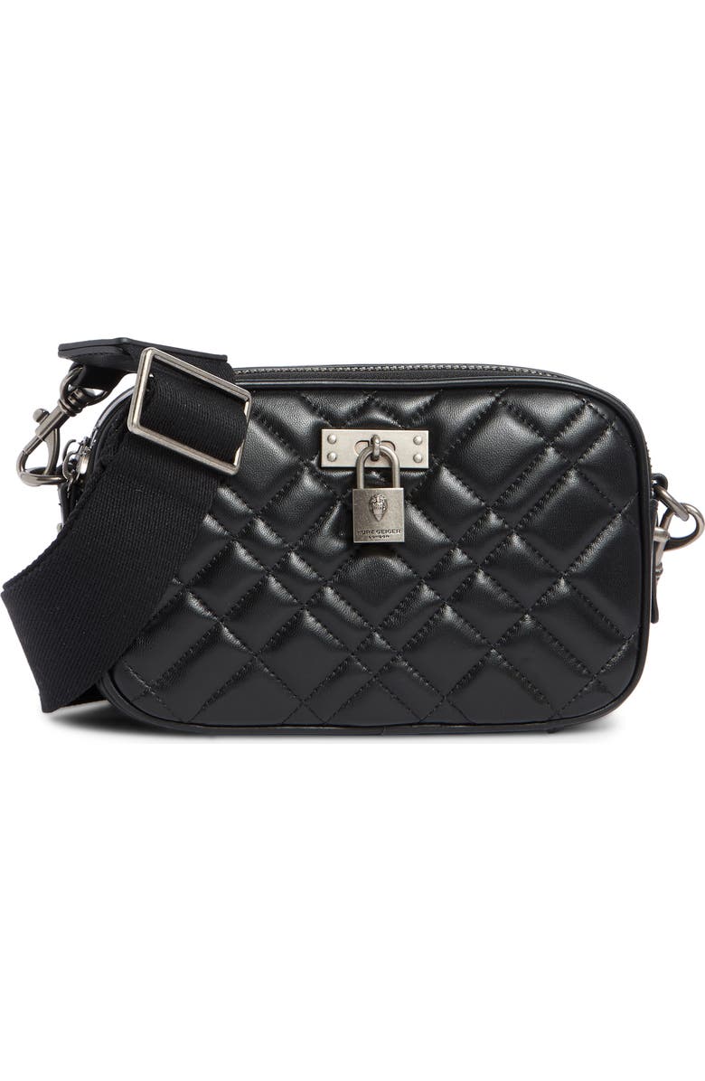 Kurt Geiger London Brixton Camera Crossbody Bag, Main, color, Black