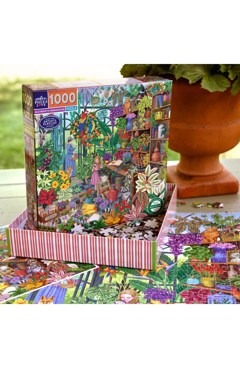 eeBoo Alchemist's Greenhouse 1000-Piece Jigsaw Puzzle, Alternate, color, Multi