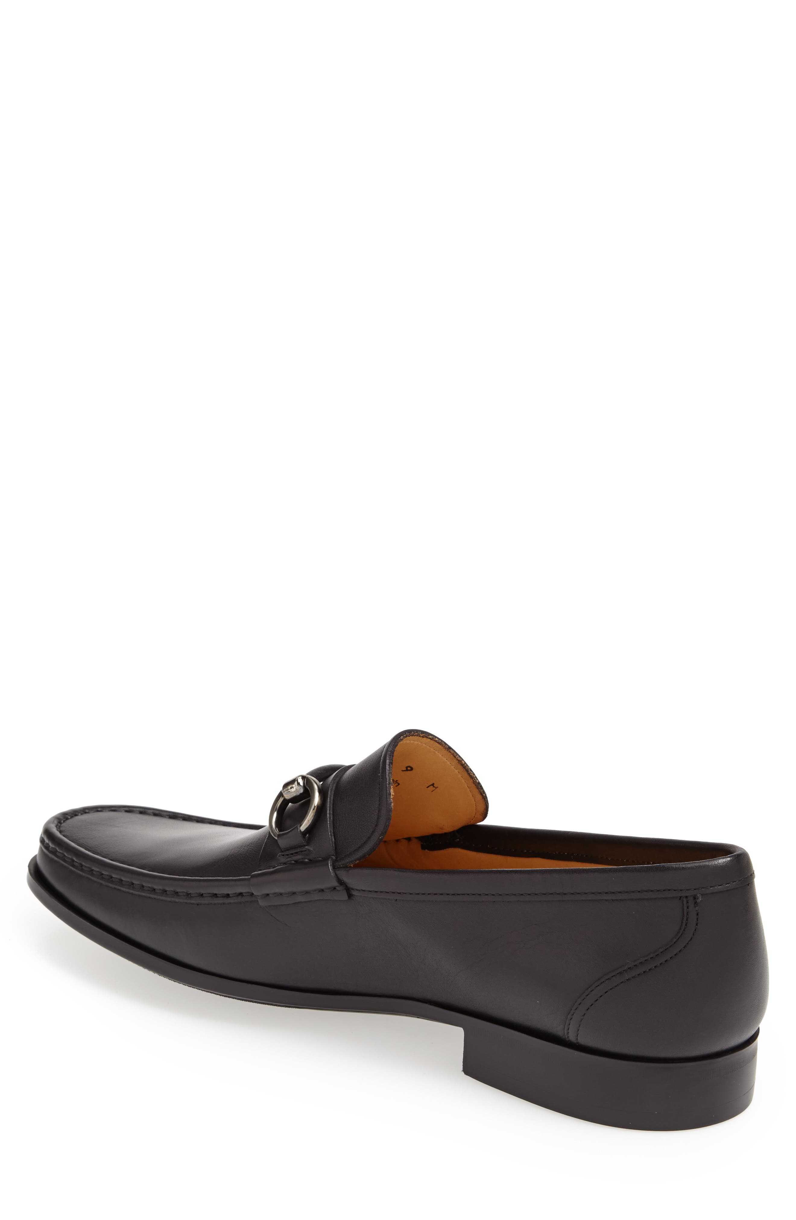 Magnanni 'Blas' Bit Loafer, Alternate, color, Black