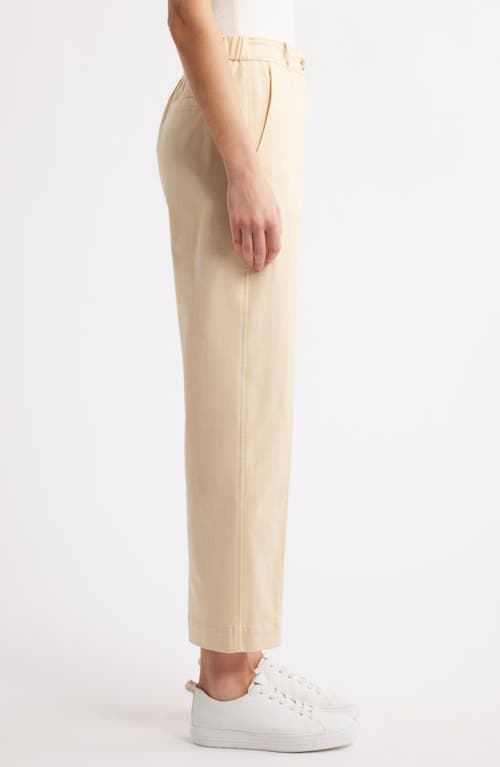 Hugo Boss Boss Tecarino Slim Fit Pants In Yellow
