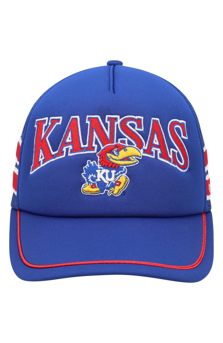 '47 Men's '47 Royal Kansas Jayhawks Sideband Trucker Adjustable Hat, Alternate, color, Royal