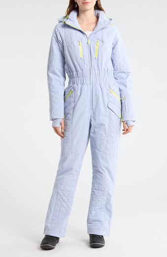 Free People All Prepped Quilted Waterproof Snowsuit with Removable Hood