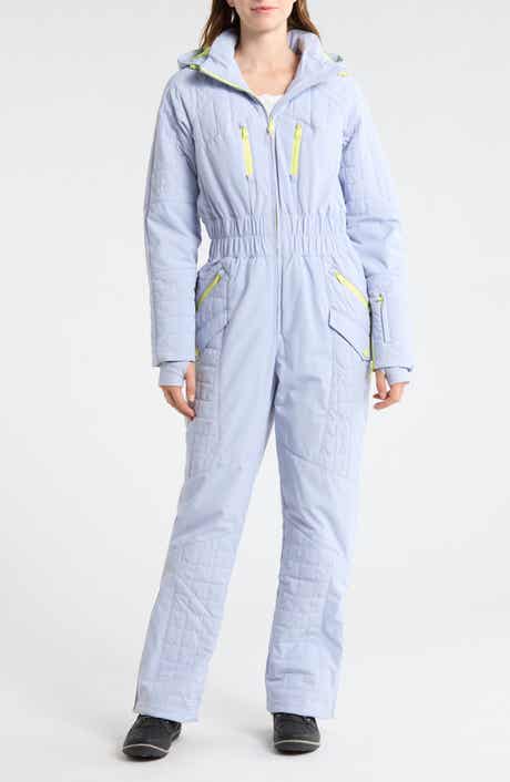 Free People All Prepped Quilted Waterproof Snowsuit with Removable Hood