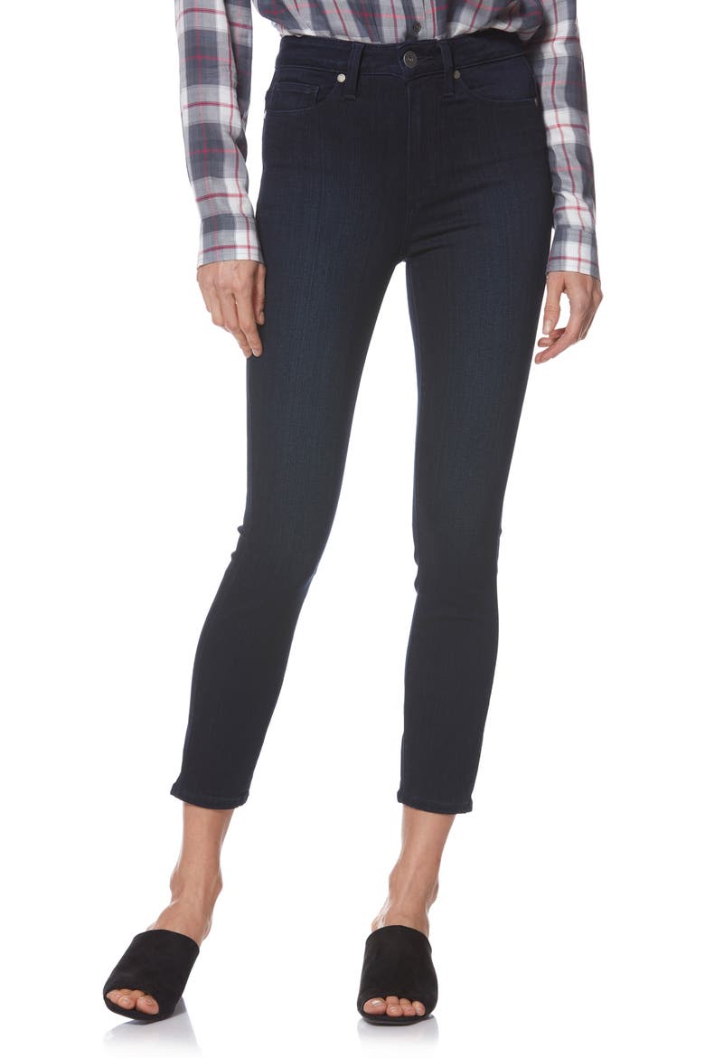 Transcend - Margot High Waist Crop Skinny Jeans, Main, color, LANA
