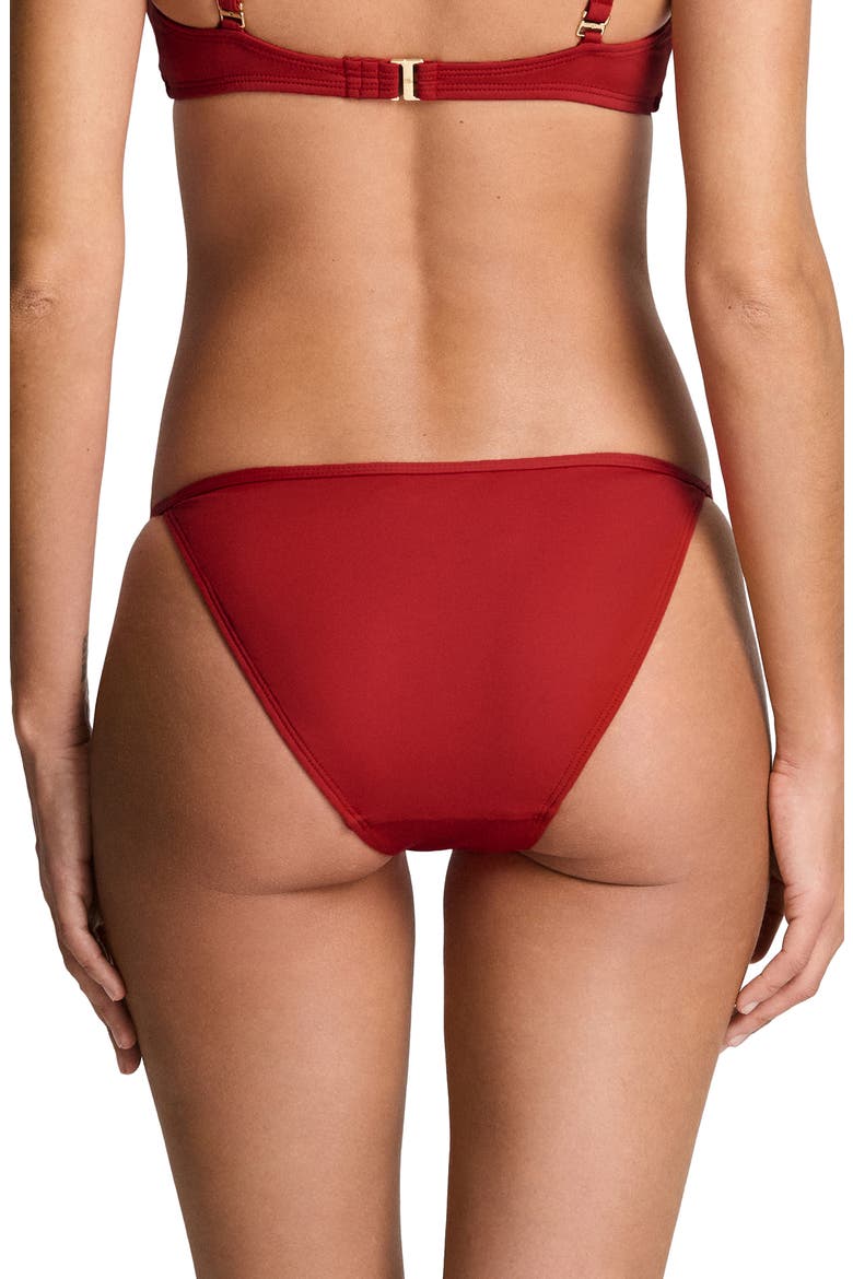 Logo Bikini Bottoms, Alternate, color, CRUISING RED
