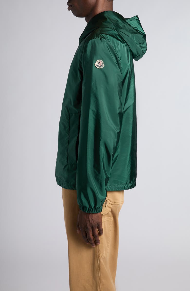 Moncler Grandans Hooded Jacket, Alternate, color, Bistro Green