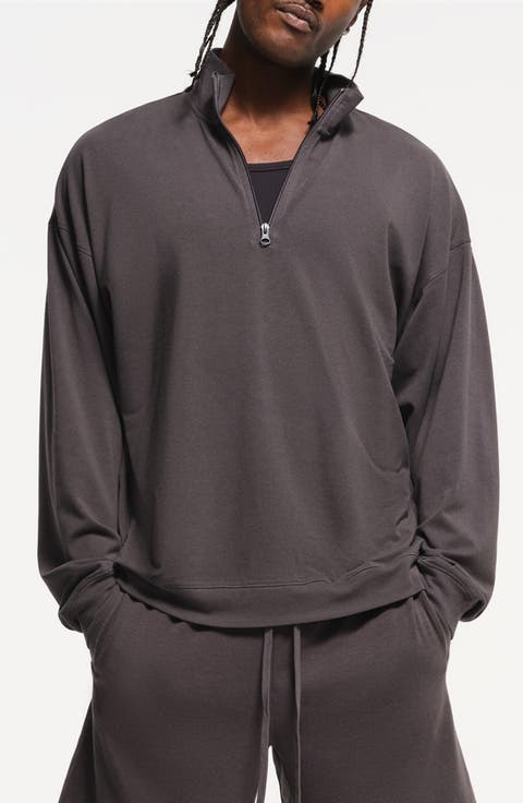 Jersey Lounge Quarter Zip Pullover