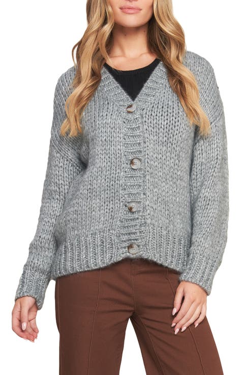 Shimmer V-Neck Cardigan