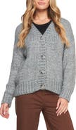 FLYING TOMATO Shimmer V-Neck Cardigan